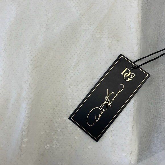 DG2 by Diane Gilman Asymmetric Blouse with Sequin Tank - Picture 8 of 10